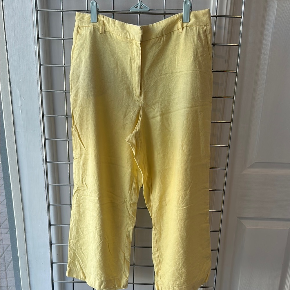 Rachel Zoe Yellow Chinos with Relaxed Fit